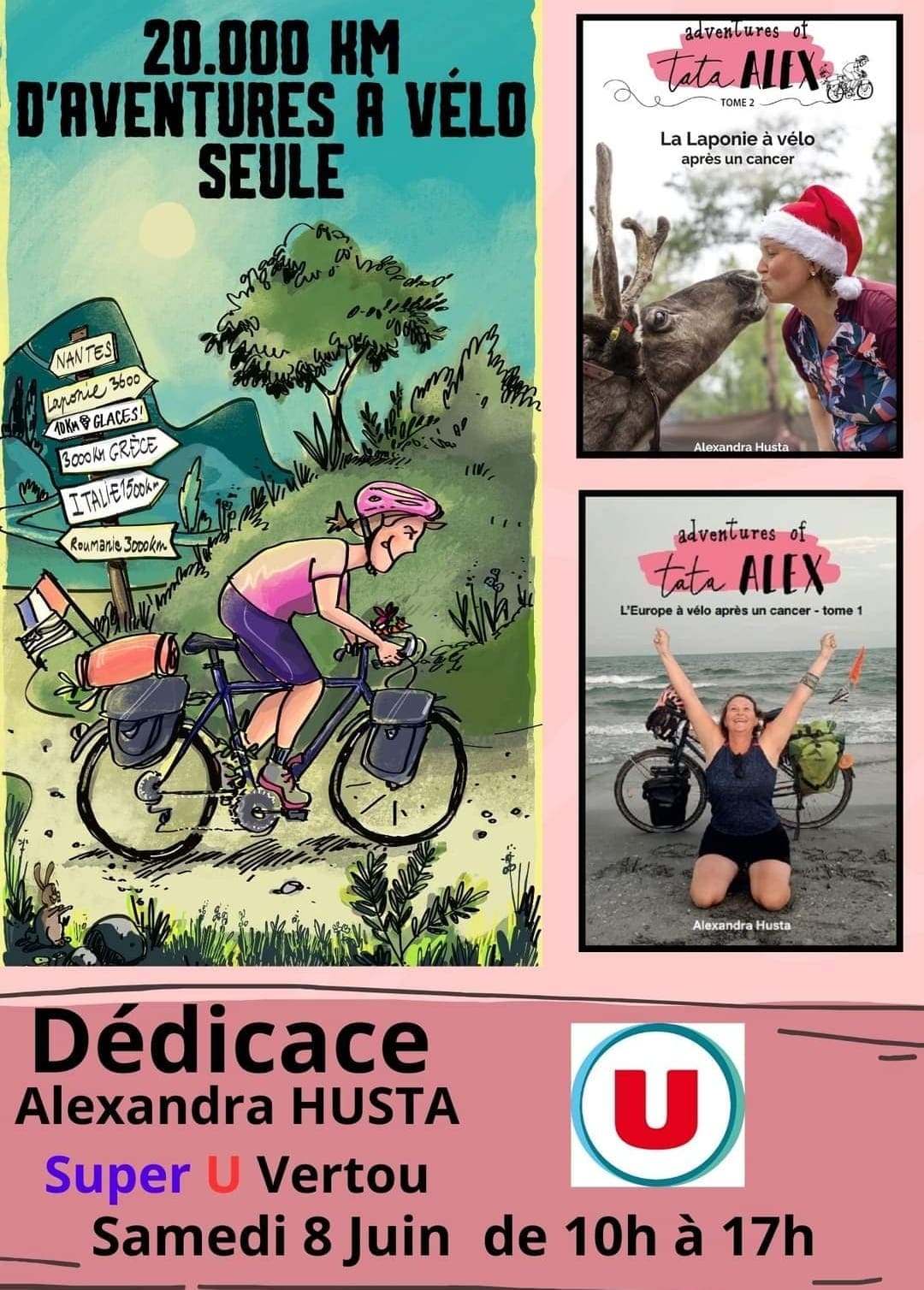 Affiche d'une séance de dédicace